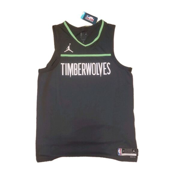 NEW Minnesota Timberwolves Jordan Jersey Dri Fit Double Stitching (Size Large) - Picture 1 of 10